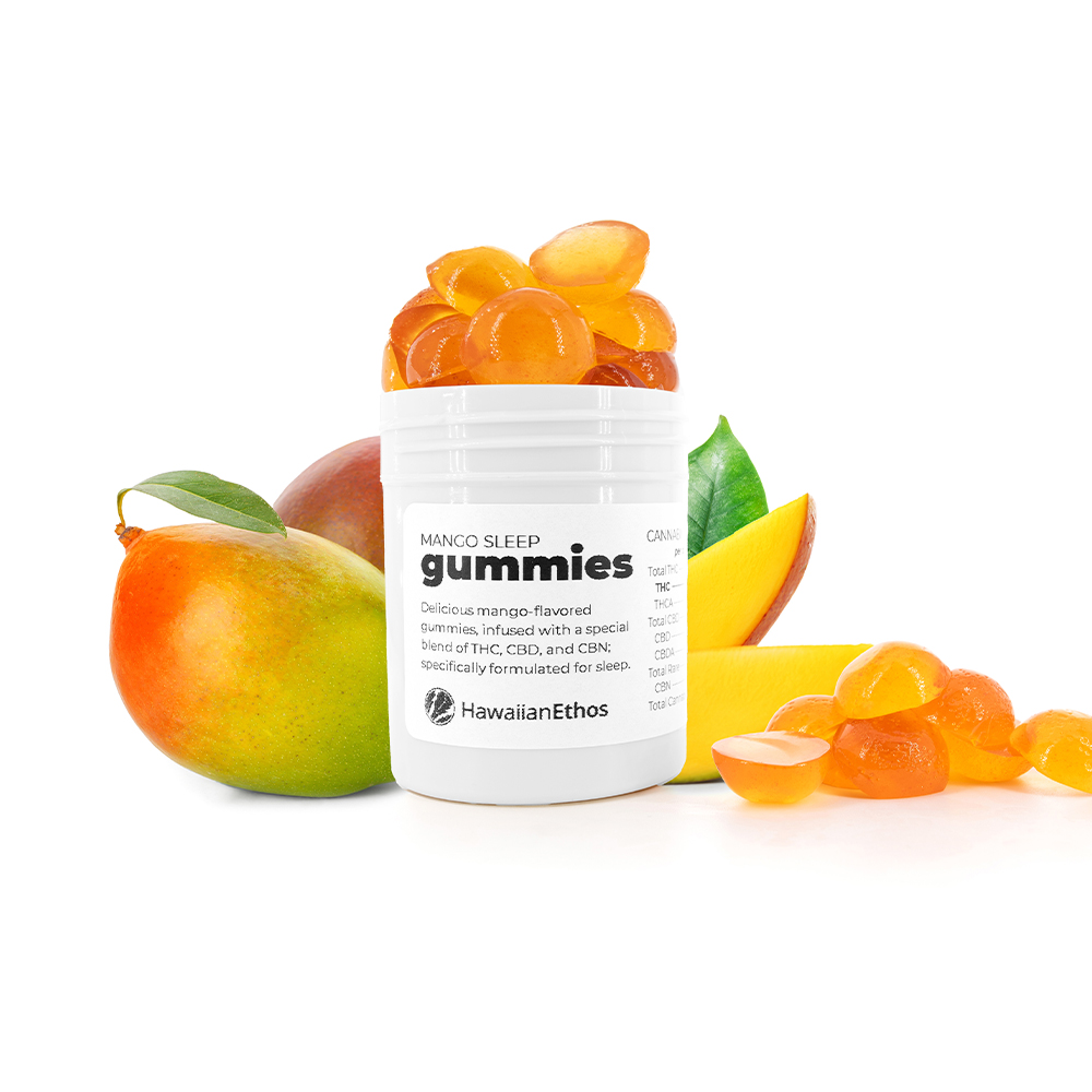 Mango Sleep Blend Gummies - 10pk - Lozenge - THC: 2.7mg THCA:  CBD: 11.5
