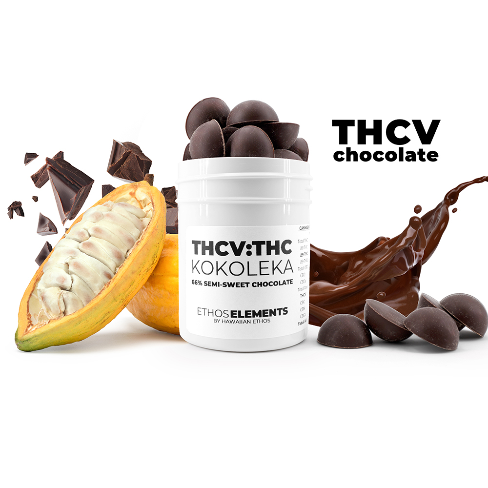 Kokoleka Dark Chocolate 66% (Double Durban-10pk) - Lozenge - THC: 5.8 THCA:  CBD: 0.2