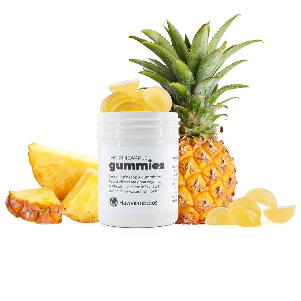 Pineapple Gummies (Lemon OG) - 20pk - Lozenge - THC:  THCA:  CBD: 