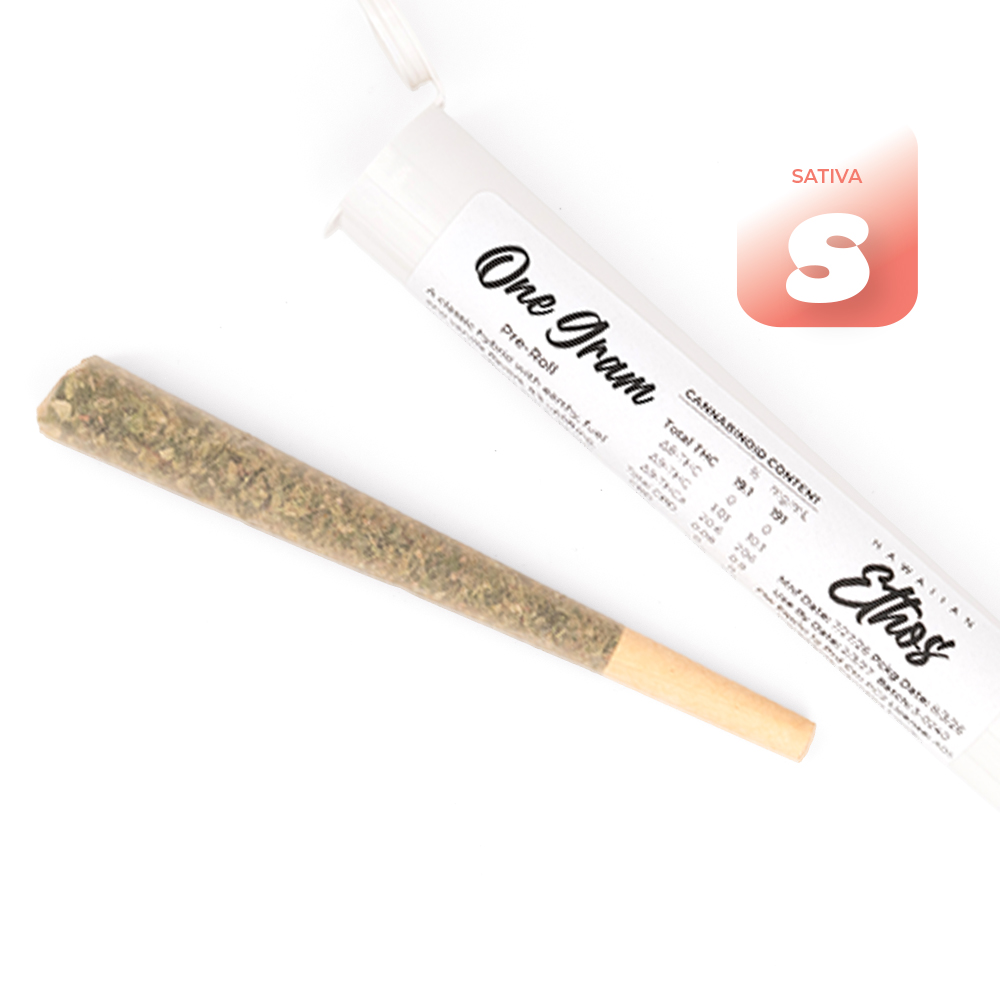 Banana Daiquiri - 1g Pre-Roll - Flower - THC: 1.029 THCA: 21.314 CBD: 0