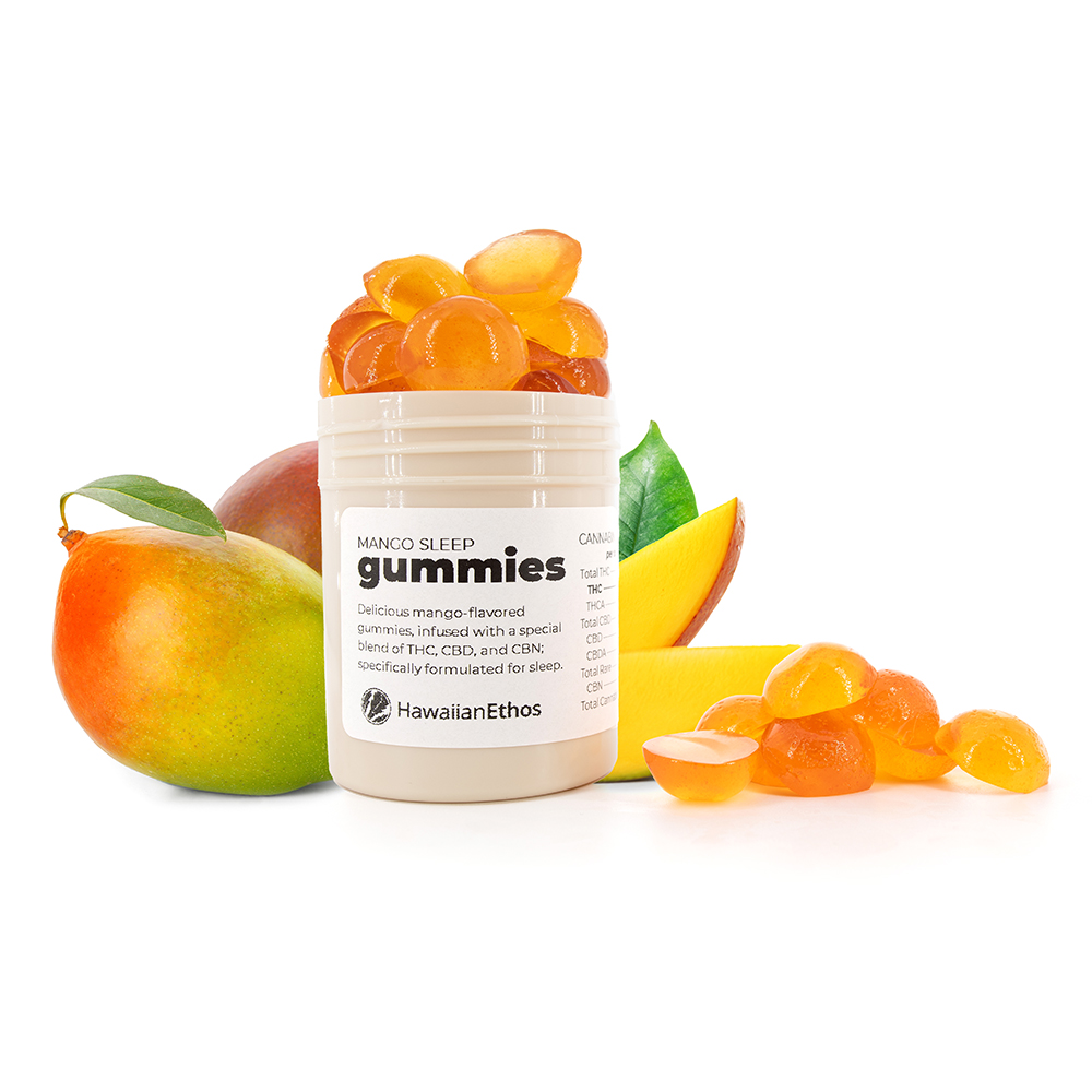 Mango Sleep Blend Gummies - 10pk - Lozenge - THC: 2.1mg THCA:  CBD: 11.1mg